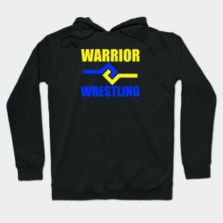 Warrior Wrestling Grip Stack - Blue and Yellow Hoodie